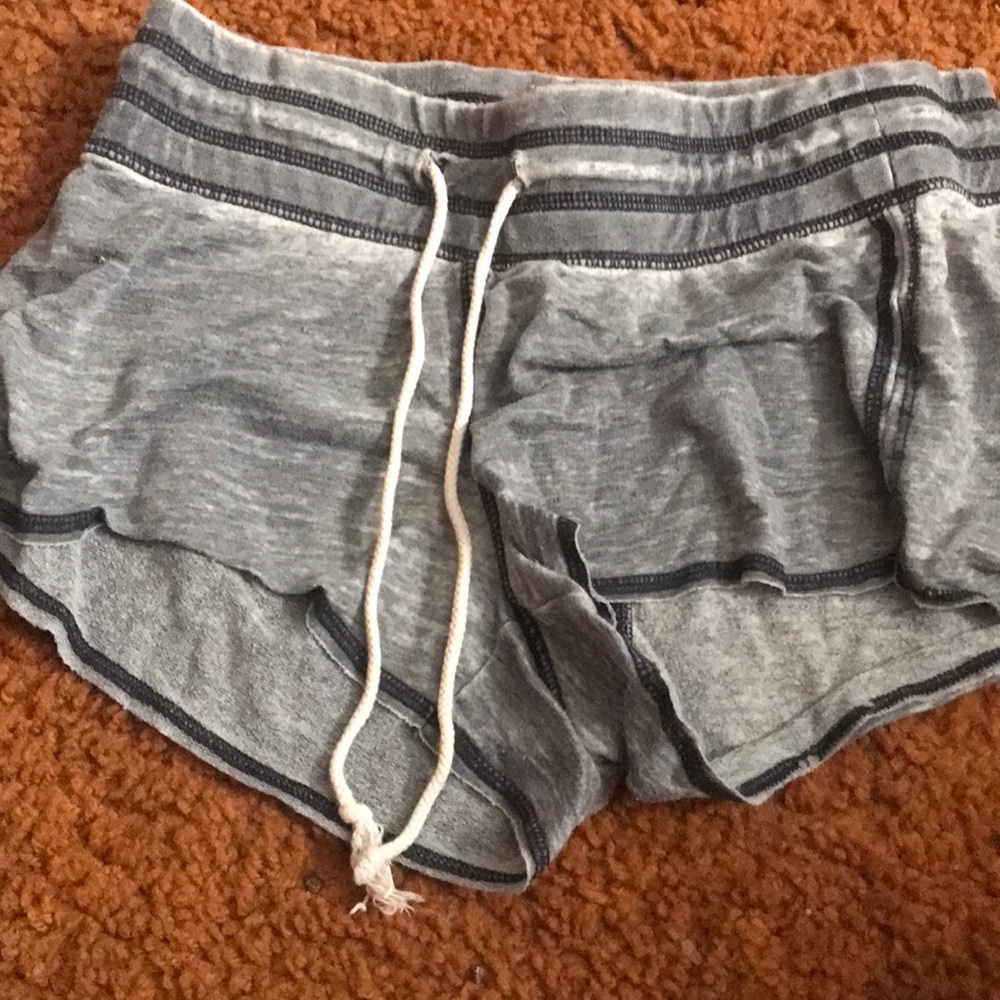 Really cute gray shorts to chill in